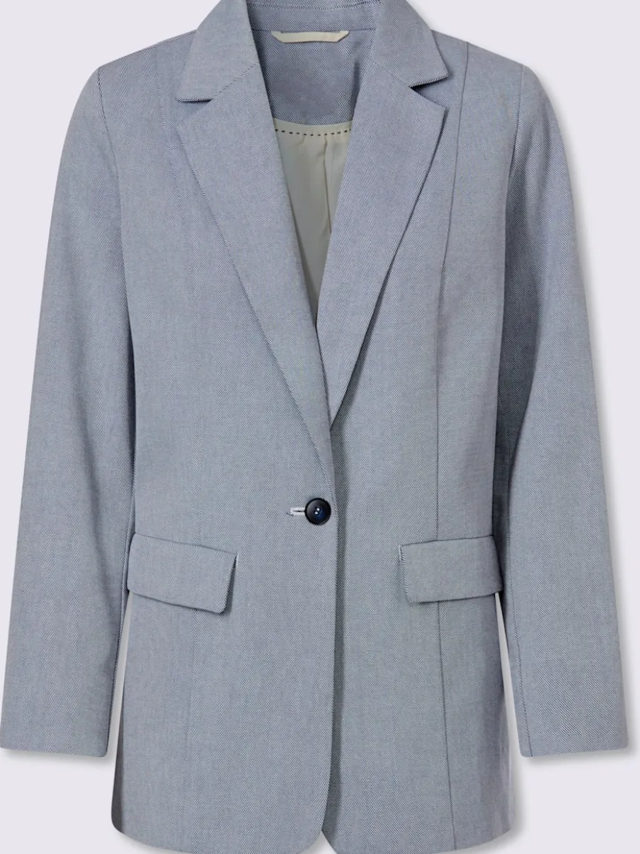 Blazer motif structuré tendance