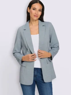 Blazer motif structuré tendance
