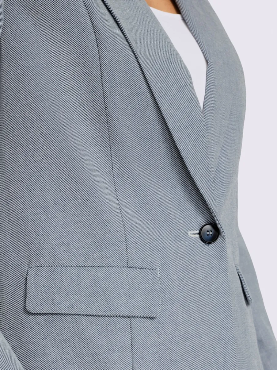 Blazer motif structuré tendance