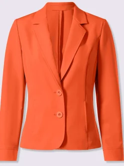 Blazer à revers avec manches longues et deux poches