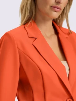 Blazer à revers avec manches longues et deux poches