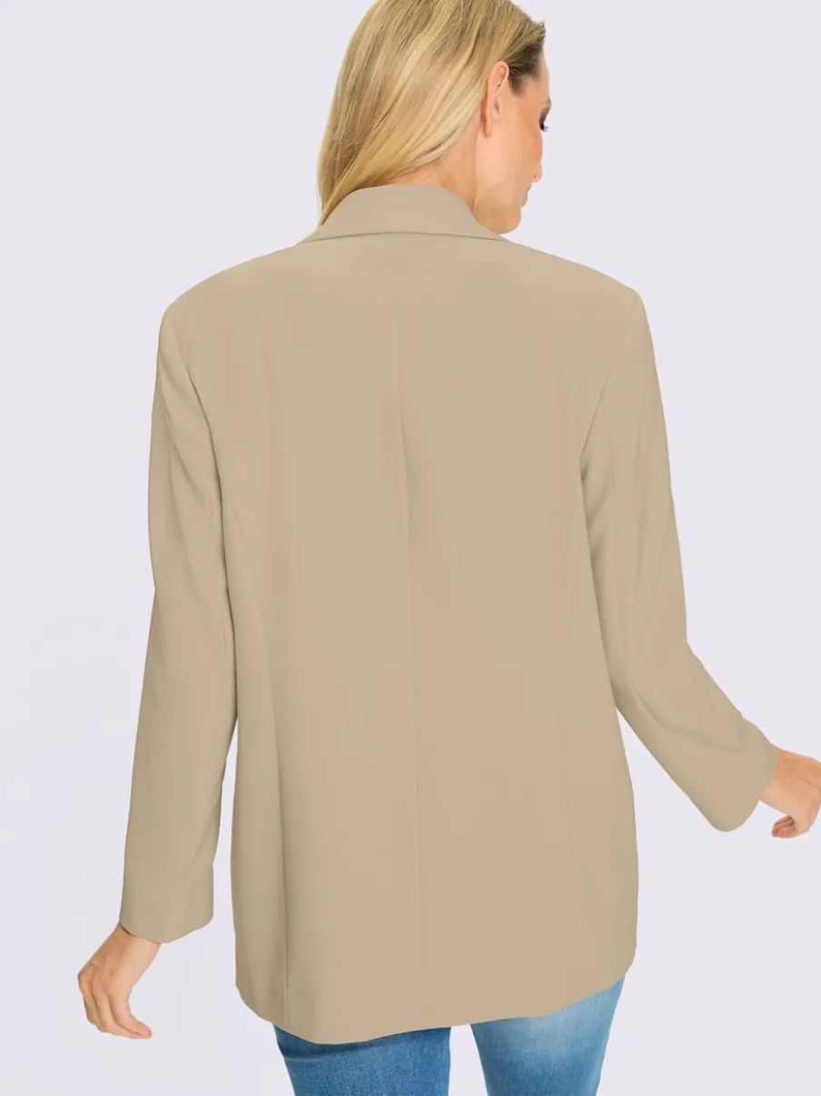 Blazers avec col à revers et coutures structurantes raffinées