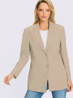 Blazers avec col à revers et coutures structurantes raffinées