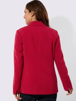 Blazers avec col à revers et poches passepoilées raffinées