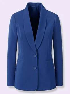 Blazers avec col à revers et poches passepoilées raffinées