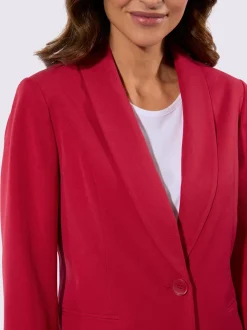 Blazers avec col à revers et poches passepoilées raffinées