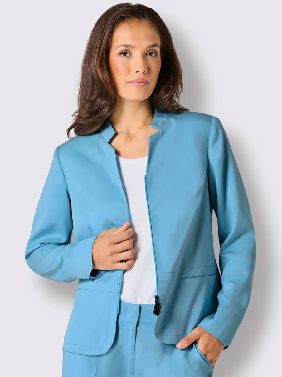 Blazers avec coutures princesse et poches cousues