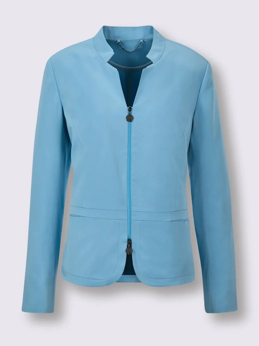 Blazers avec coutures princesse et poches cousues