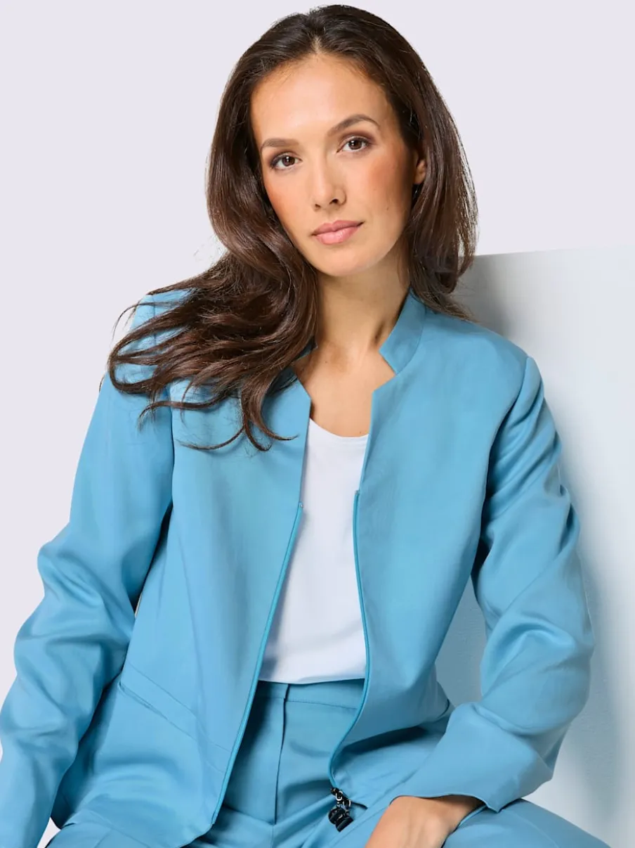 Blazers avec coutures princesse et poches cousues