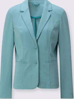 Blazers en jersey avec col à revers et poches