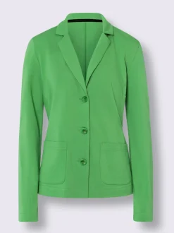 Blazers en jersey manches longues avec patte de boutonnage