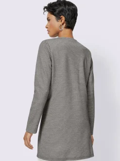 Blazers longs en jersey extensible avec poches décoratives