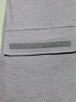 Blazers longs en jersey extensible avec poches décoratives
