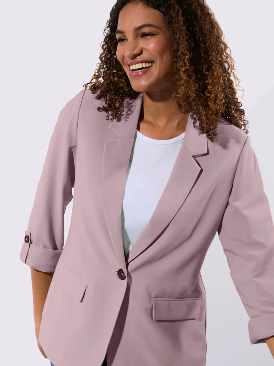 Blazers modernes avec col soigné et manches transformables