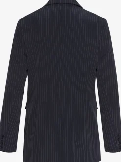 Blazers à revers avec poches et manches longues