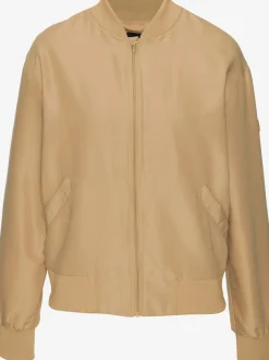 Blouson léger avec col montant et manches longues