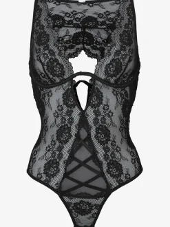 Body nœud décoratif à l'entre-bonnet