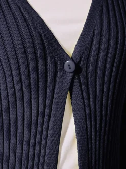 Boléro en tricot avec encolure en V et manches 3/4