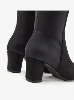 Bottes avec empiècement extensible tendance et élégant, hauteur du talon env. 6 cm