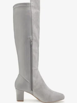 Bottes avec empiècement extensible tendance et élégant, hauteur du talon env. 6 cm