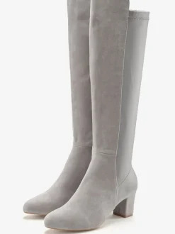 Bottes avec empiècement extensible tendance et élégant, hauteur du talon env. 6 cm