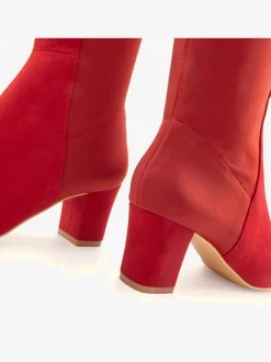 Bottes avec empiècement extensible tendance et élégant, hauteur du talon env. 6 cm