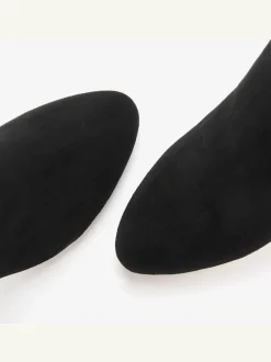 Bottes avec tige longe effet bicolore