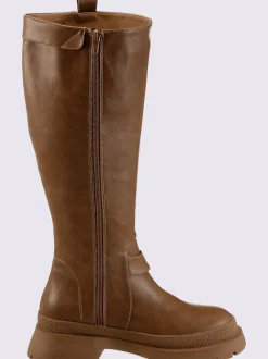 Bottes matière synthétique imitation nappa