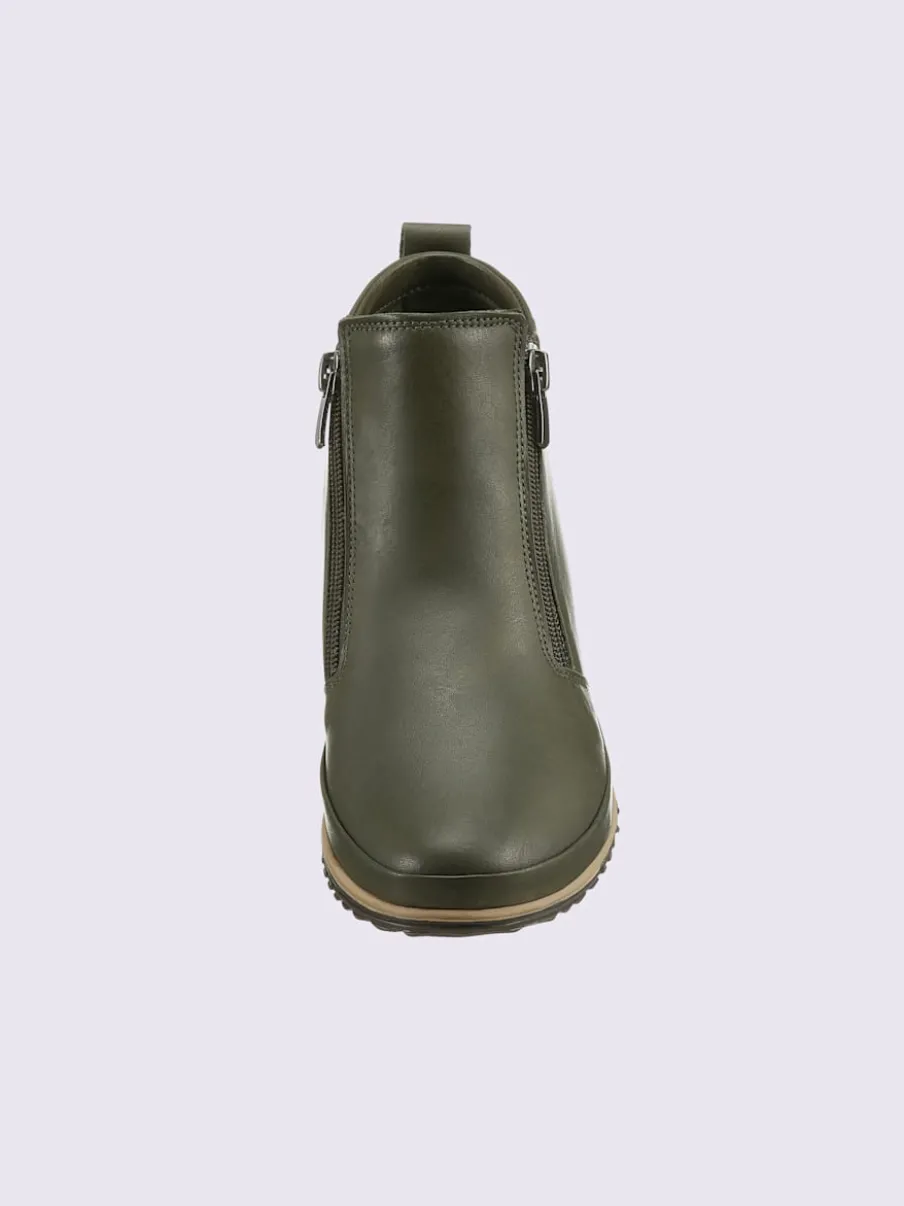 Bottine courte cuir nappa de vache
