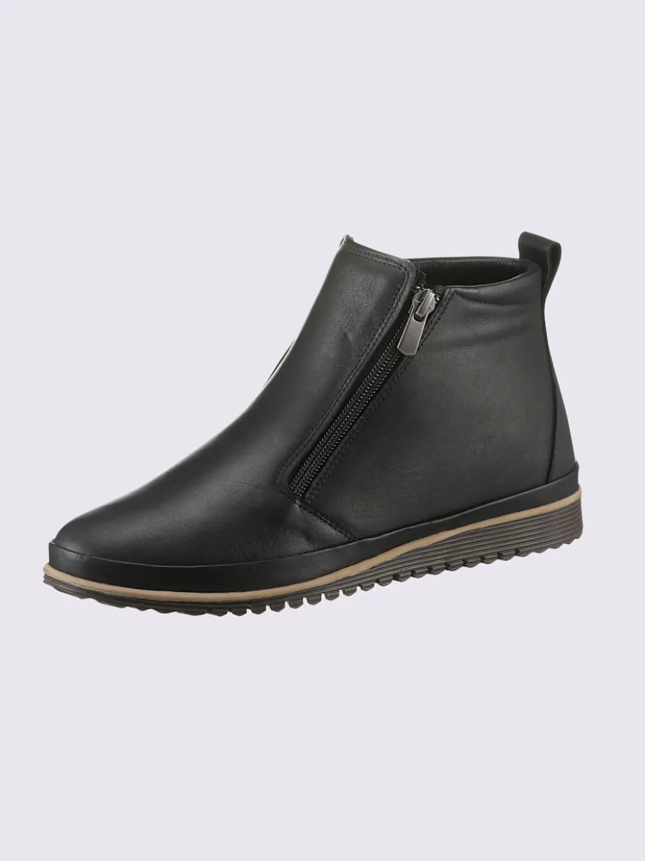 Bottine courte cuir nappa de vache