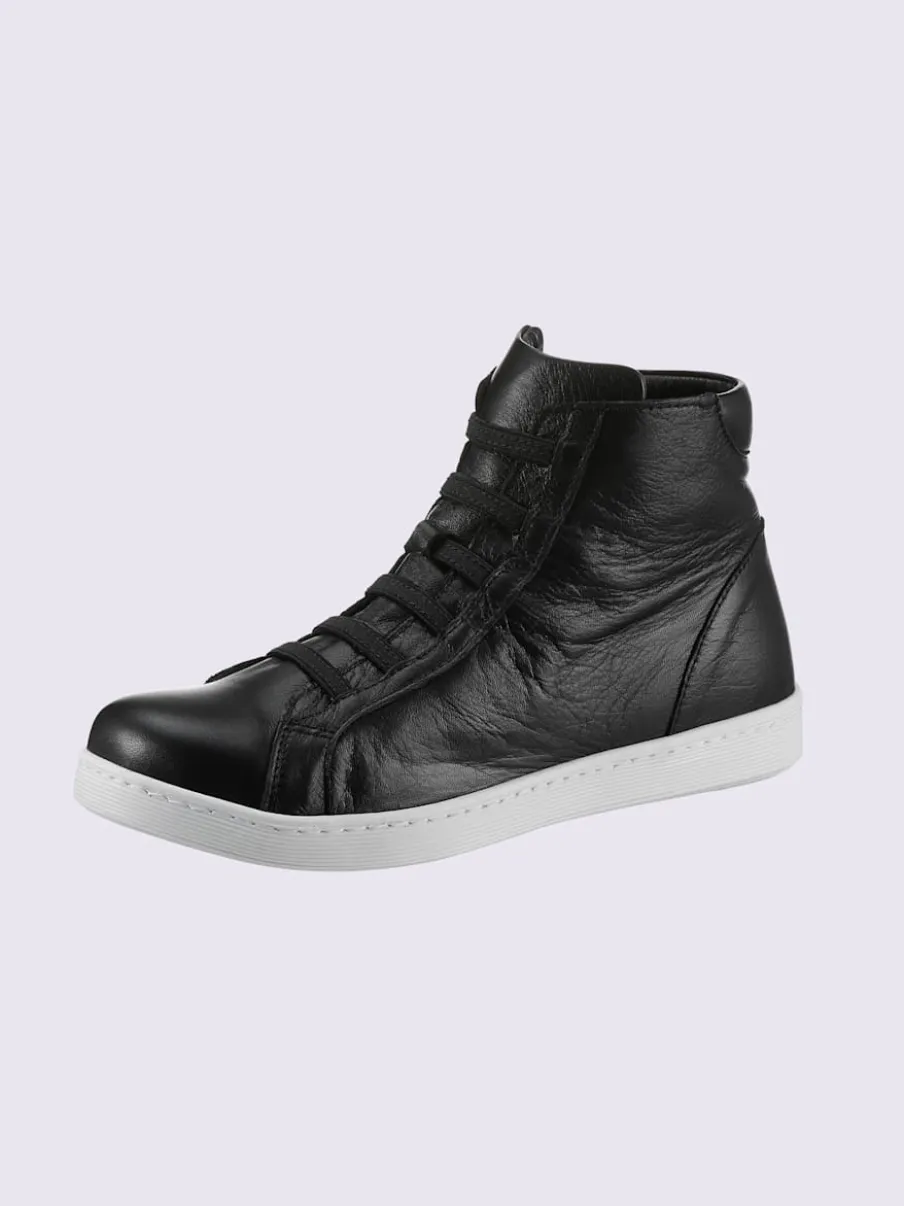 Bottine courte cuir nappa de vache
