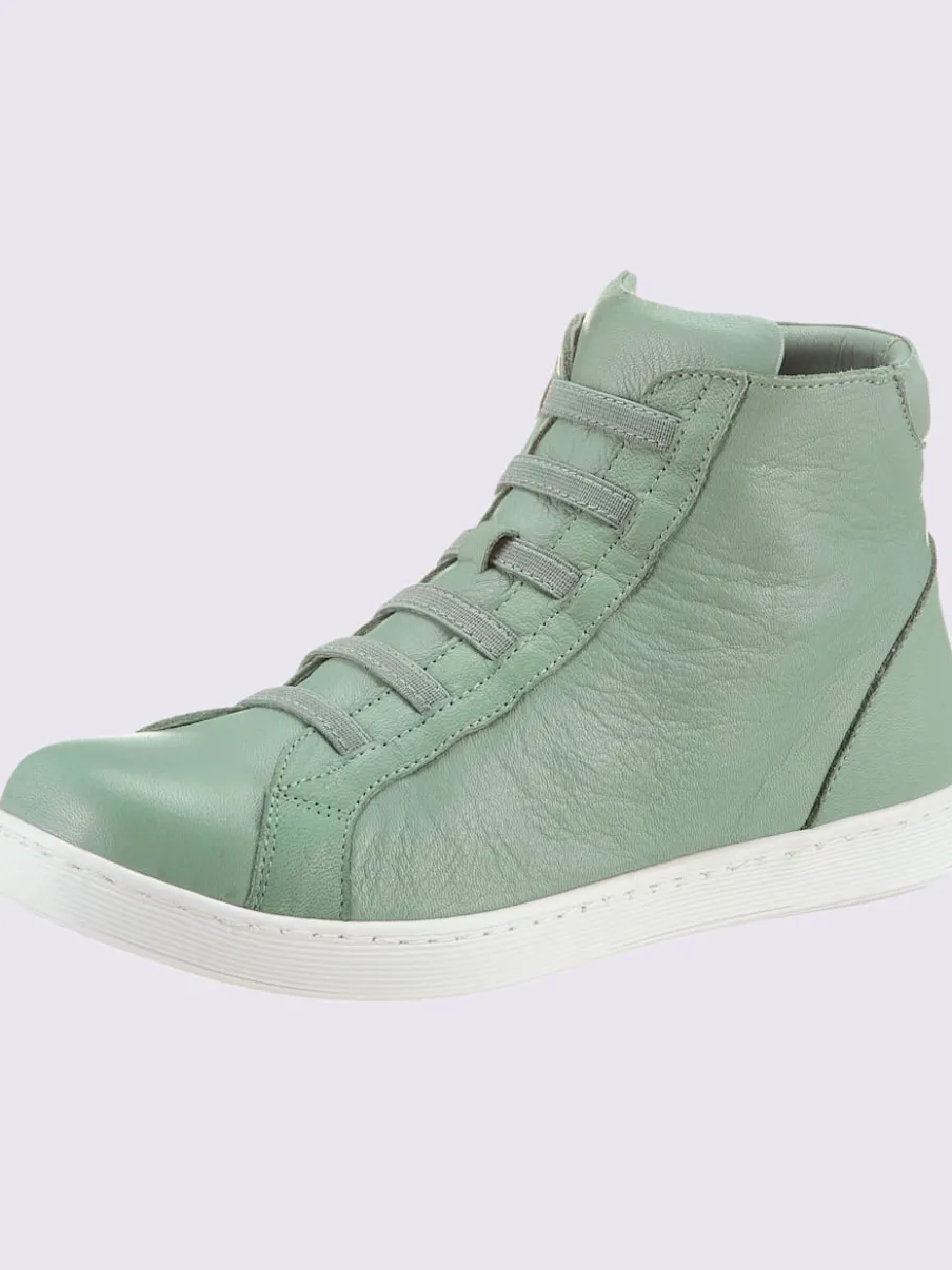 Bottine courte cuir nappa de vache