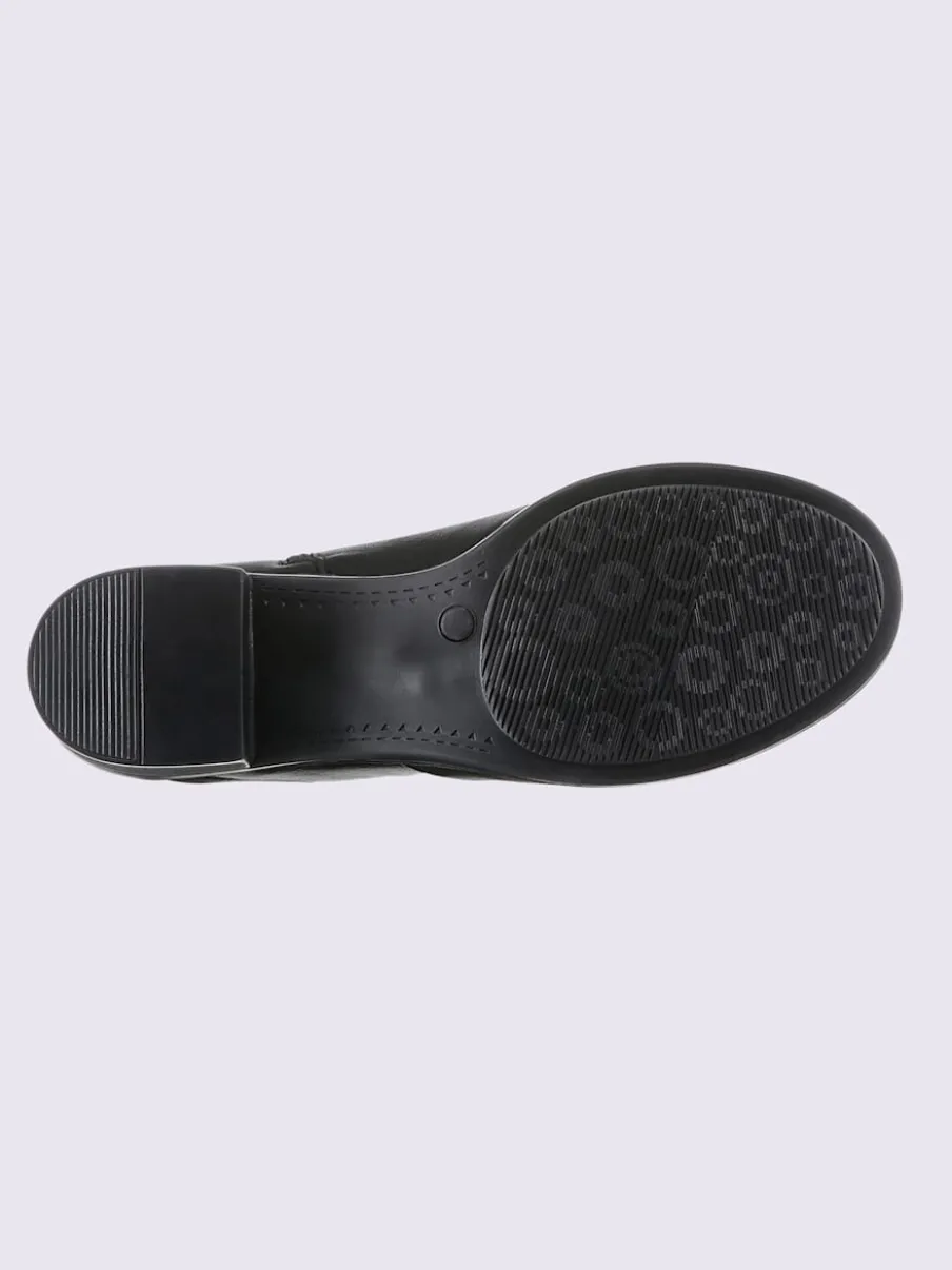 Bottine courte cuir nappa de vache