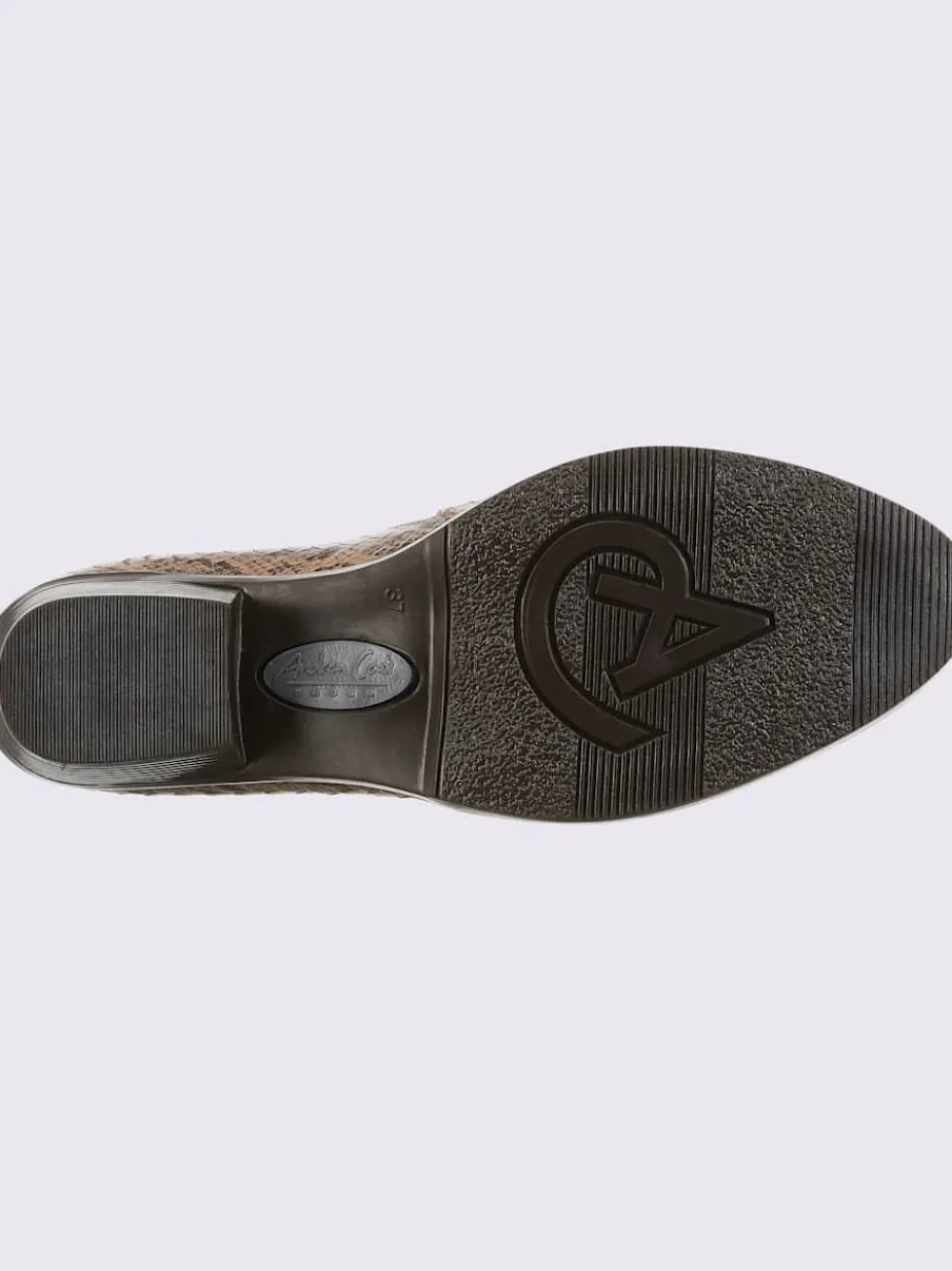 Bottine courte cuir vachette