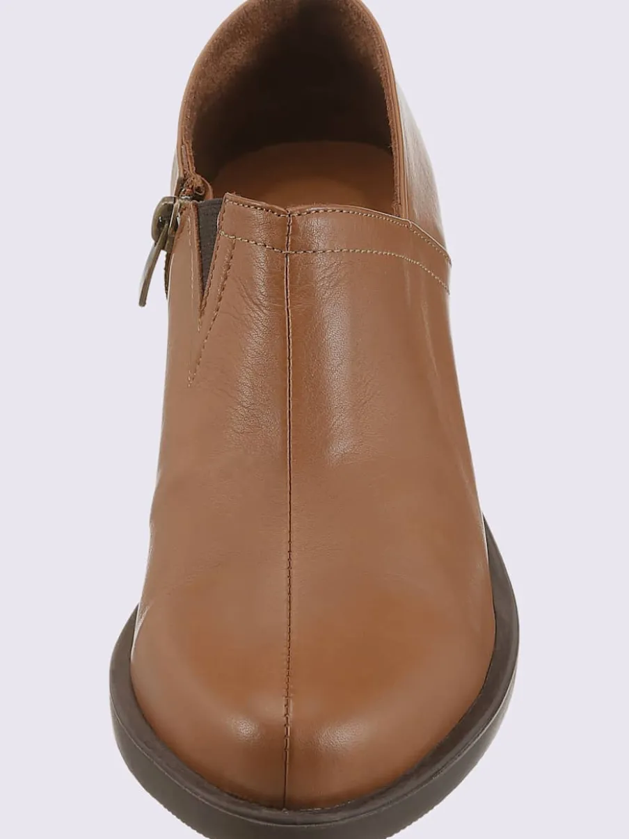 Bottine courte cuir vachette