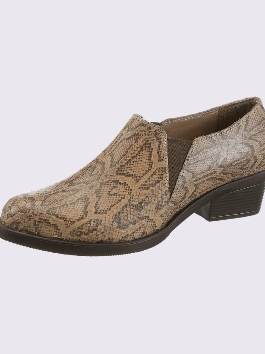 Bottine courte cuir vachette