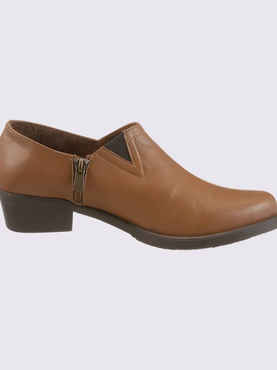 Bottine courte cuir vachette