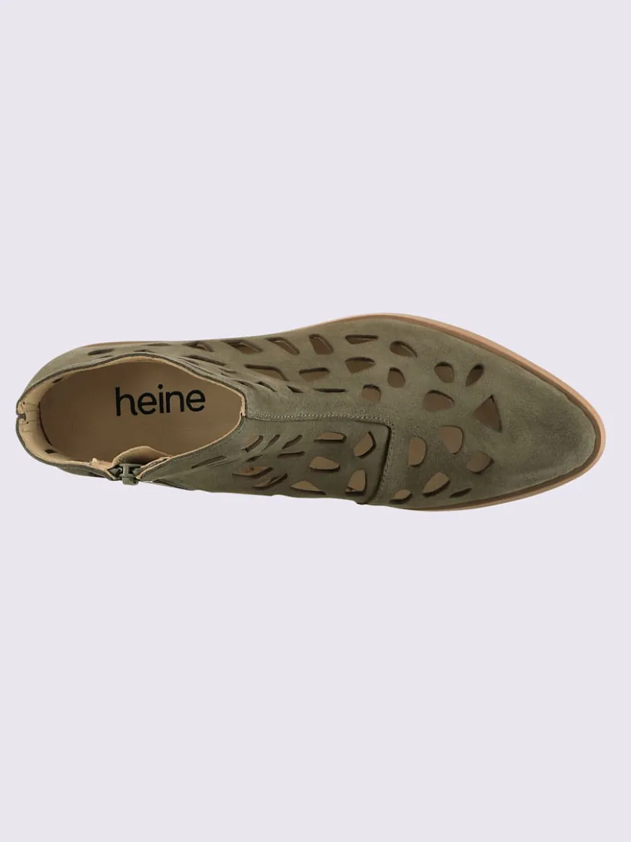 Bottine courte cuir vachette