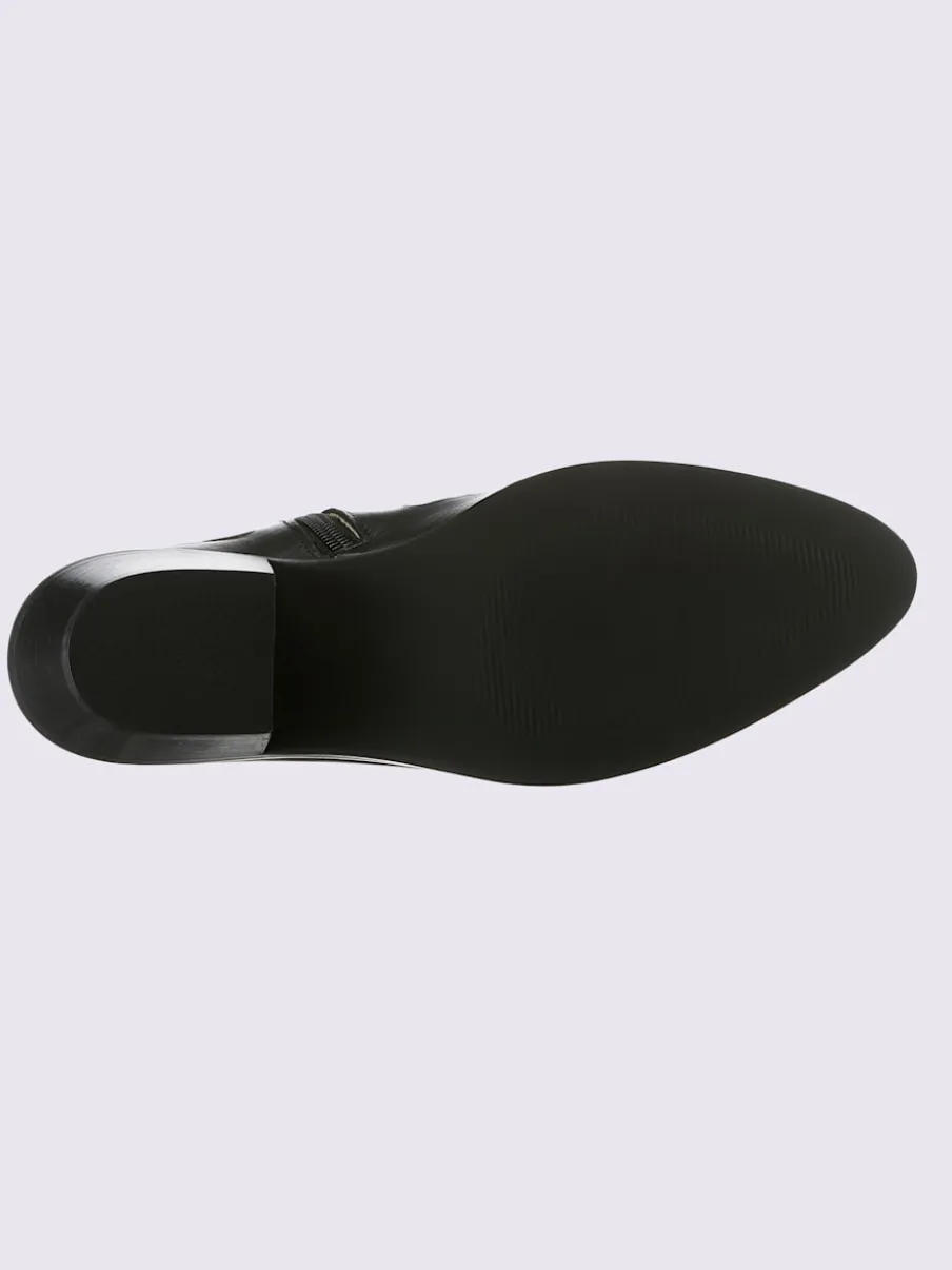 Bottine courte cuir vachette