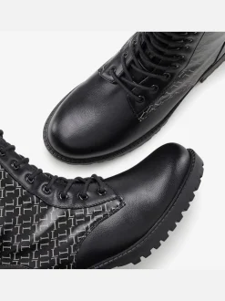 Bottines avec imprimé tendance et semelle profilée légère