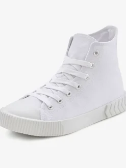 Bottines chaussures en textile, chaussures en tissu – particulièrement légères, confortables et avec semelle tendance