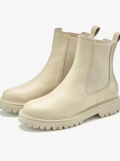 Bottines chelsea tendance en cuir de qualité, très confortables