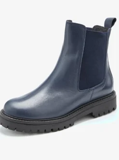 Bottines chelsea tendance en cuir de qualité, très confortables