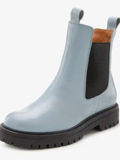 Bottines chelsea tendance en cuir de qualité, très confortables