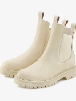Bottines chelsea tendance en cuir de qualité, très confortables