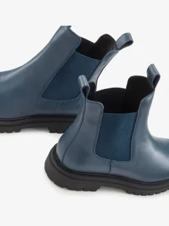 Bottines chelsea tendance en cuir de qualité, très confortables