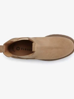 Bottines chelsea tendance et très confortables en cuir velours de qualité avec semelle profilée légère