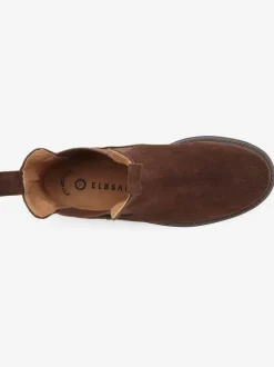 Bottines chelsea tendance et très confortables en cuir velours de qualité avec semelle profilée légère