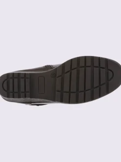 Bottines compensées cuir nappa de vache