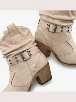 Bottines cowboy bottes western avec bande remplaçable pour un style personnalisé